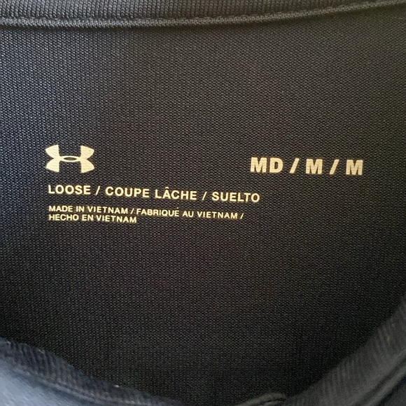 Navy blue under armor collared shirt - Picture 6 of 8